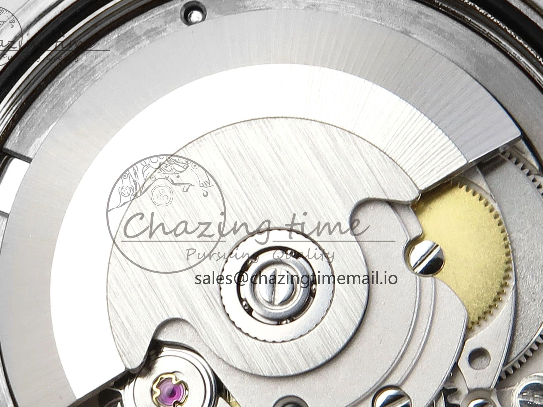 MiroTime 0404 Day Date 36 YG 128236 KF 1:1 Best Edition Ice Blue Crystal Dial on President Bracelet A2836 (Gain Weight) Modern 500